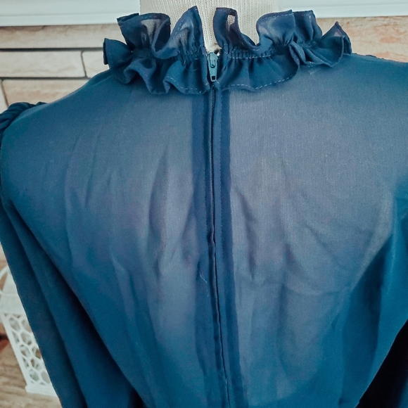 Vintage 1980's sheer dress - Picture 6 of 7